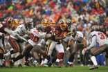 Images From Redskins-Bucs Game