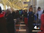 Large Crowds, Long Lines Lead to Missed Flights