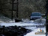 Motorists Terrified by Flooded River Road