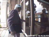 Well-Dressed Elderly Gent With Oxygen Tank Robs Bank