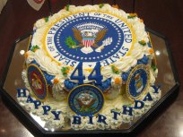 Stylish Prez, Hideous Birthday Cake