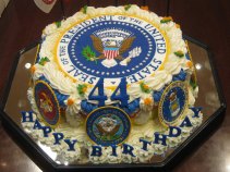 Stylish Prez, Hideous Birthday Cake
