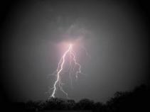 A Cold November Rain (With Lightning!)