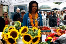 First Lady Shops on First Day of D.C. Farmers Market