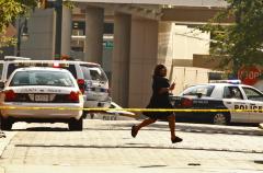 "There Is a Man With a Gun at One Discovery Place"