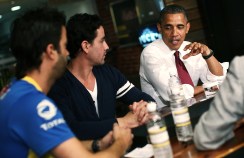 Pics: Obama Orders Hoagies at Taylor Gourmet