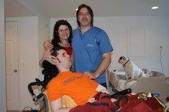 Brain Damaged Man Gets Custom Care