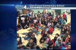 Veronica Johnson Visits Glen Forest Elementary School