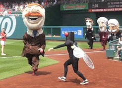 Giant Cicada Attacks Teddy During Race