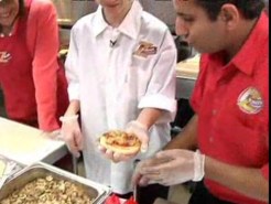 15-Year-Old William Learns Art of Making Burgers