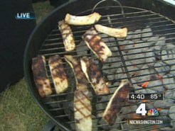 Grilling Pacu Fish Ribs
