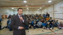 Doug Drops by Marshall Road Elementary