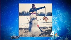 Pat Collins's Snowman Challenge and Snowstorm Memories