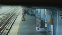 Dramatic Rescue of Baby on Train Tracks