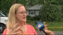 Laurel Home Damaged by Fallen Tree