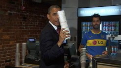 RAW VIDEO: Obama Visits Taylor Gourmet