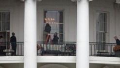 Bullet Hits White House Window