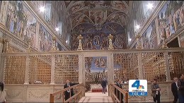 Prepping the Sistine Chapel for Papal Conclave