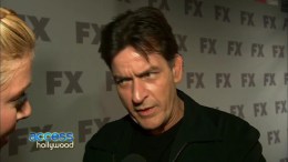 Charlie Sheen On His Dad's Role in "Anger Management"
