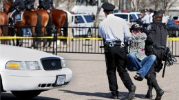 War Protesters Arrested in Front of White House