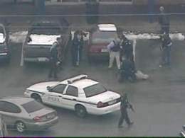 Alleged Bank Robber Taken Into Custody After Shooting