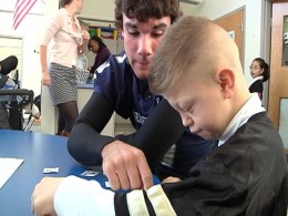 High School Football Player's True Gift Is Giving