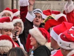 A Sleigh Full of Santas