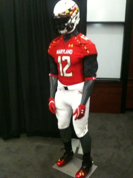 Terps Unveil New Football Uniforms