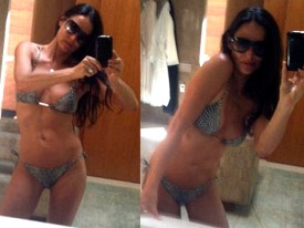 Celebrity Twitpics: Demi Tweets Then Deletes Bikini Self Portraits