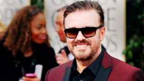 Ricky Gervais at the Golden Globes