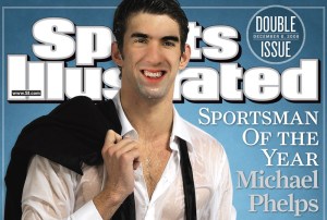 Michael Phelps is the first swimmer honored as Sports Illustrated’s sportsman of the year.