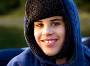 Jett Travolta, the son of actor John Travolta, is shown in an undated family photo. 
