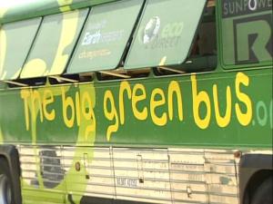 Big Green Bus Greases Wheels of Congress