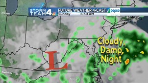 Watch Chuck Bell's daytime forecast for Saturday, May 18, 2013