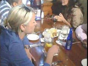 Lunch With Lindsay and Juan Pablo Montoya