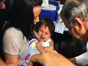 Bring Your Kids for Swine Flu Vaccine, Carry Them Too