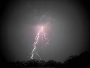 A Cold November Rain (With Lightning!)
