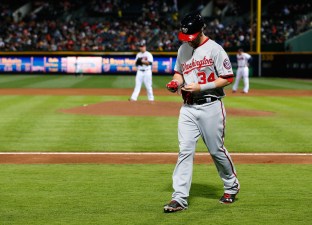 Harper Leaves Game With Bad Bruise