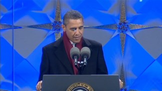 Lighting the National Christmas Tree