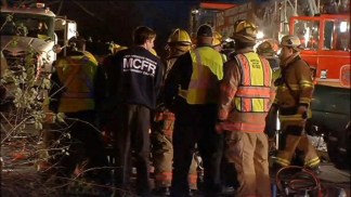 Raw Video: Ground Shots of Metrobus Crash