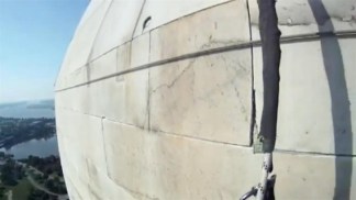 Washington Monument Inspection Helmet Cam