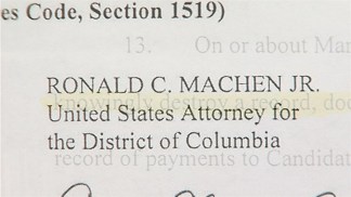 Mayor Gray Campaign Official Charged