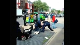 Metro Police Rough Arrest Video