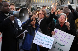Gun Control Advocates Hold Sandy Hook Vigil at White House