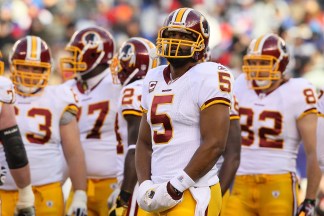 Images From Giants-Redskins Game