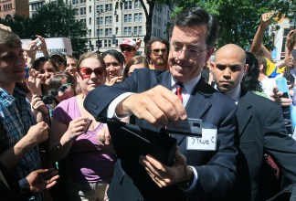 Stephen Colbert at the FEC