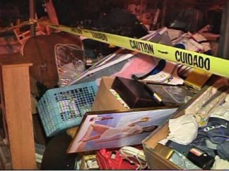Evicted Woman's Belongings Put on Sidewalk