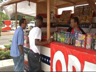 Fireworks Stands Inspected Ahead of the Fourth