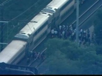 Passengers Stuck on Hot Train