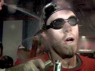 Champagne Showers in the Clubhouse